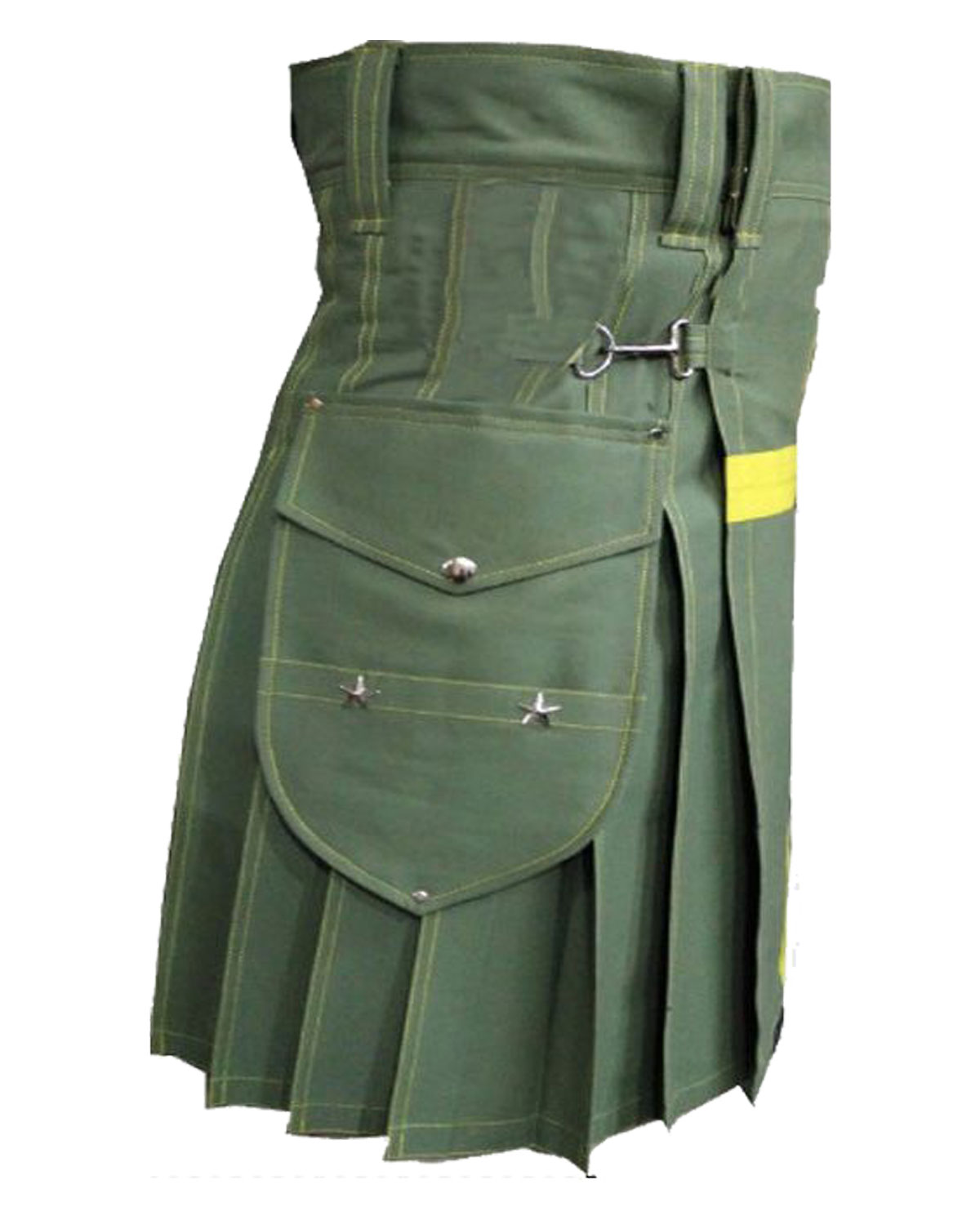 Scottish-Traditional-Olive-Green-Kilt-2