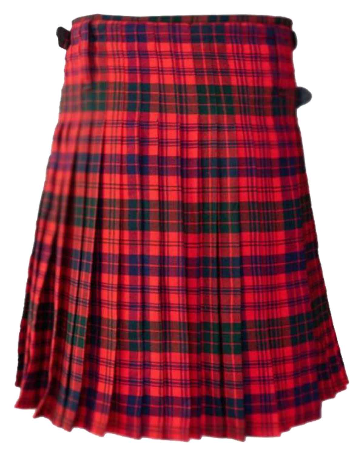 Red-Rose-Tartan-Kilt777 A red rose tartan kilt, featuring a vibrant red color with a classic tartan pattern. The kilt is adorned with a beautiful red rose design, adding a touch of elegance and charm.