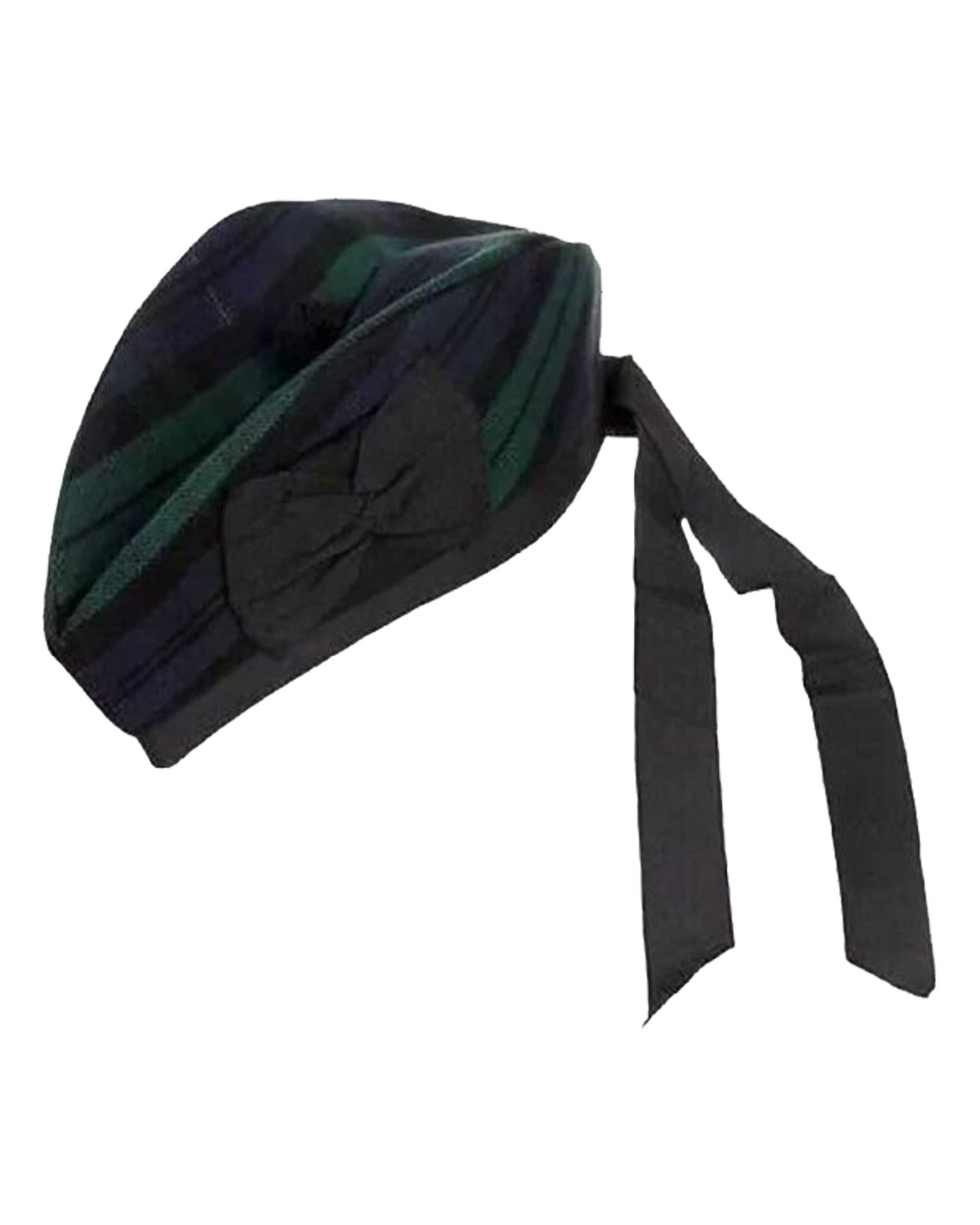 111Untitled-1 Black Watch Glengarry Hat: Classic Scottish headgear in deep ebony, exuding timeless style.