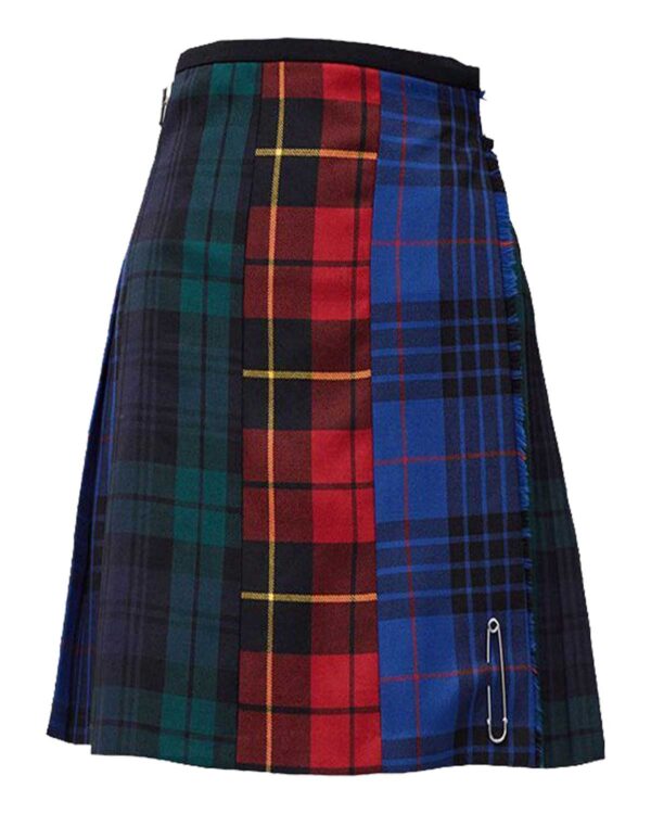 Stylish mix tartan kilt designed for women.