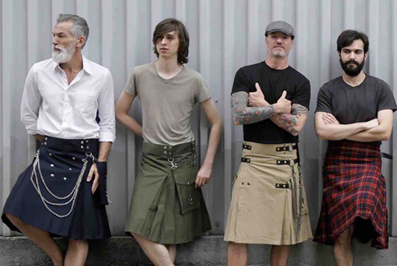 Exploring diverse and fashionable ways to sport a kilt with style.
